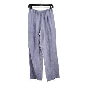 Clothespin Vintage Women's 100% Linen Casual Straight Leg Pants Lagenlook- M